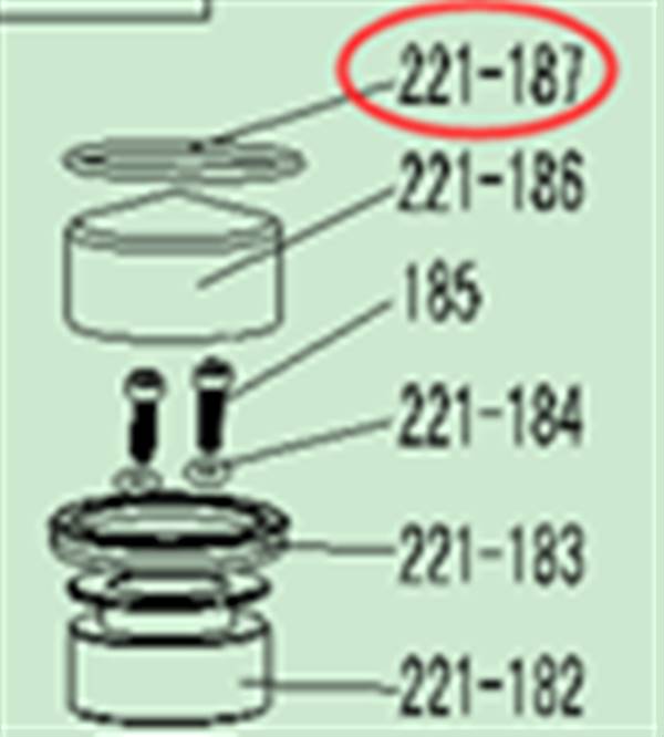 Кольцо уплотнительное цилиндра блокировки для 4641 NORDBERG 4641#OSEAL52*2