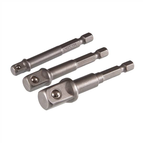 Набор переходников 1/4">1/4" 3/8" 1/2" 3 предмета TOLSEN TT77864