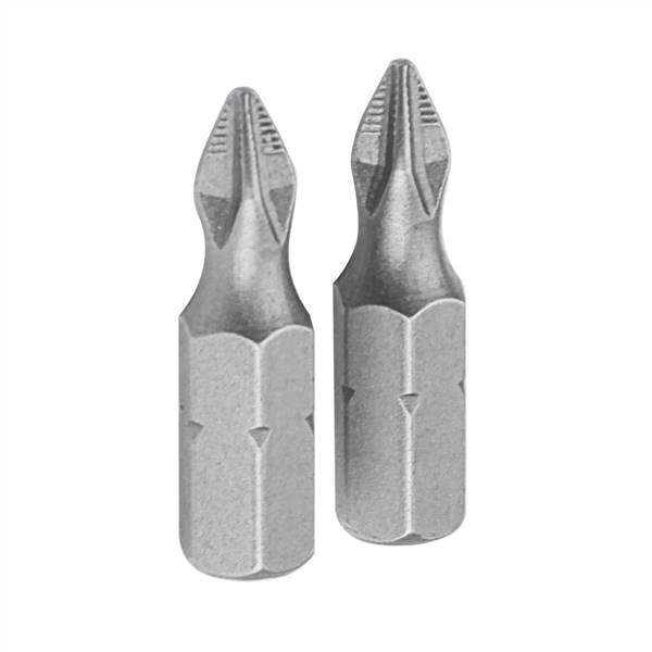Набор вставок (бит) торцевых 1/4" Phillips PH3 25 мм 2 предмета TOLSEN TT20214