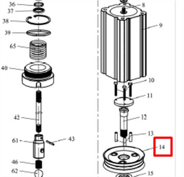 Поршень для 26KIT NORDBERG 26KIT#SP-SHRING