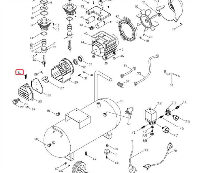 Сапун для NCE50/360V NORDBERG NCE50/360V#21