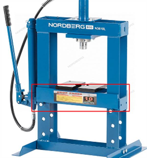 Станина для пресса N3610L NORDBERG N3610L#FRAME